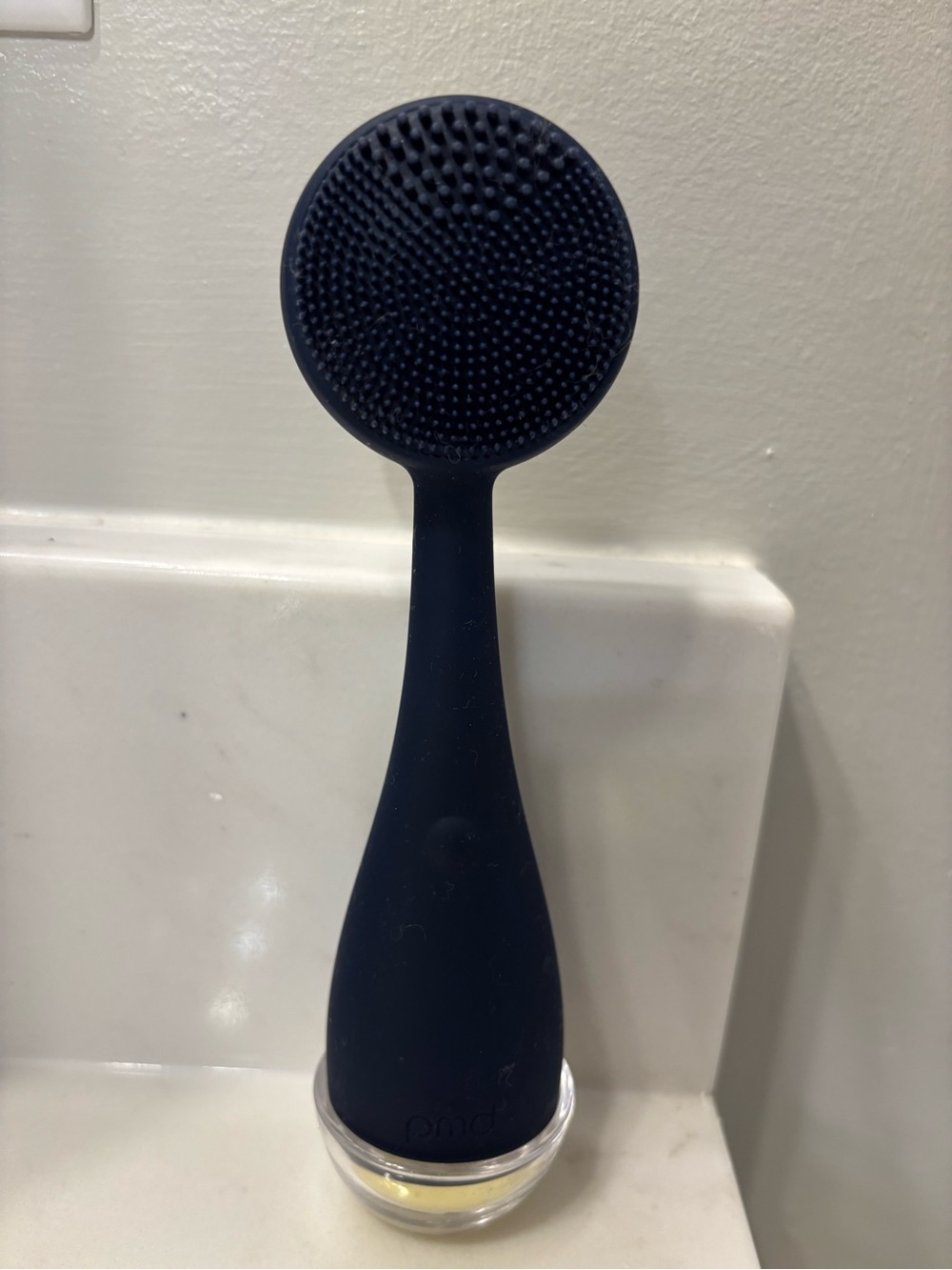PMD Facial Silicone Cleansing Brush in Dark Navy